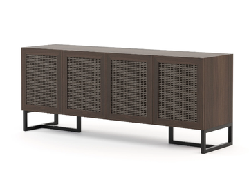 PORTO - Walnut sideboard with doors by Stylish Club - view 2